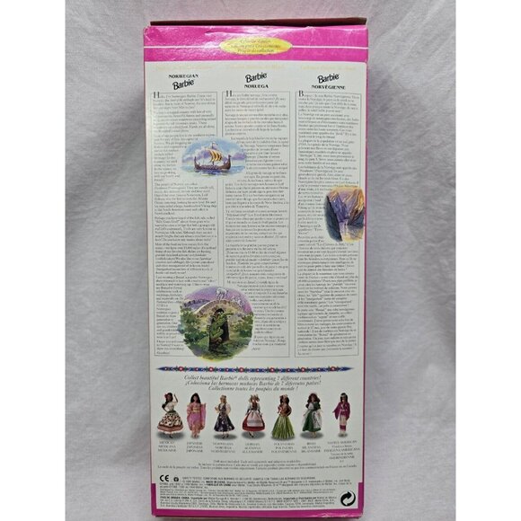 Norwegian Barbie Doll of The World Norway Collector Edition In Flawed Box - Picture 6 of 10